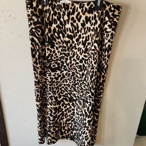 Topshop Leopard Print Pencil Skirt